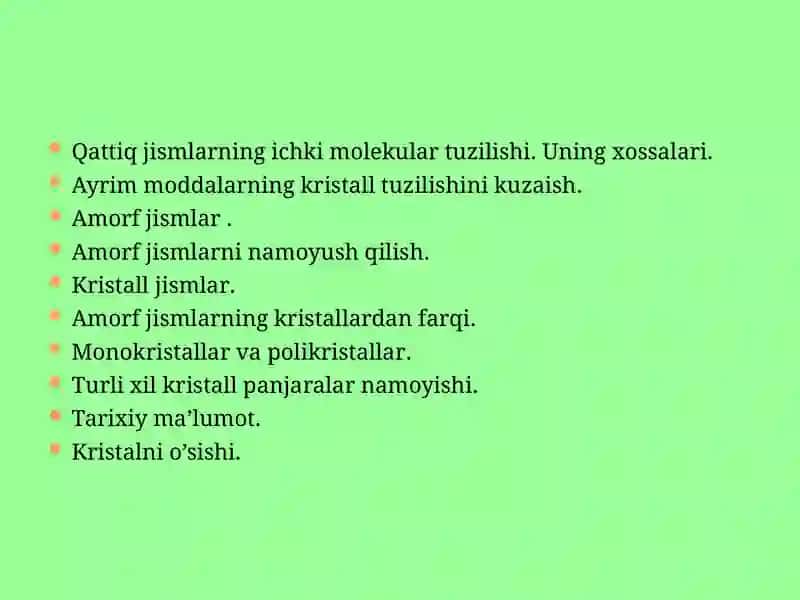 Qattiq jismlar 2