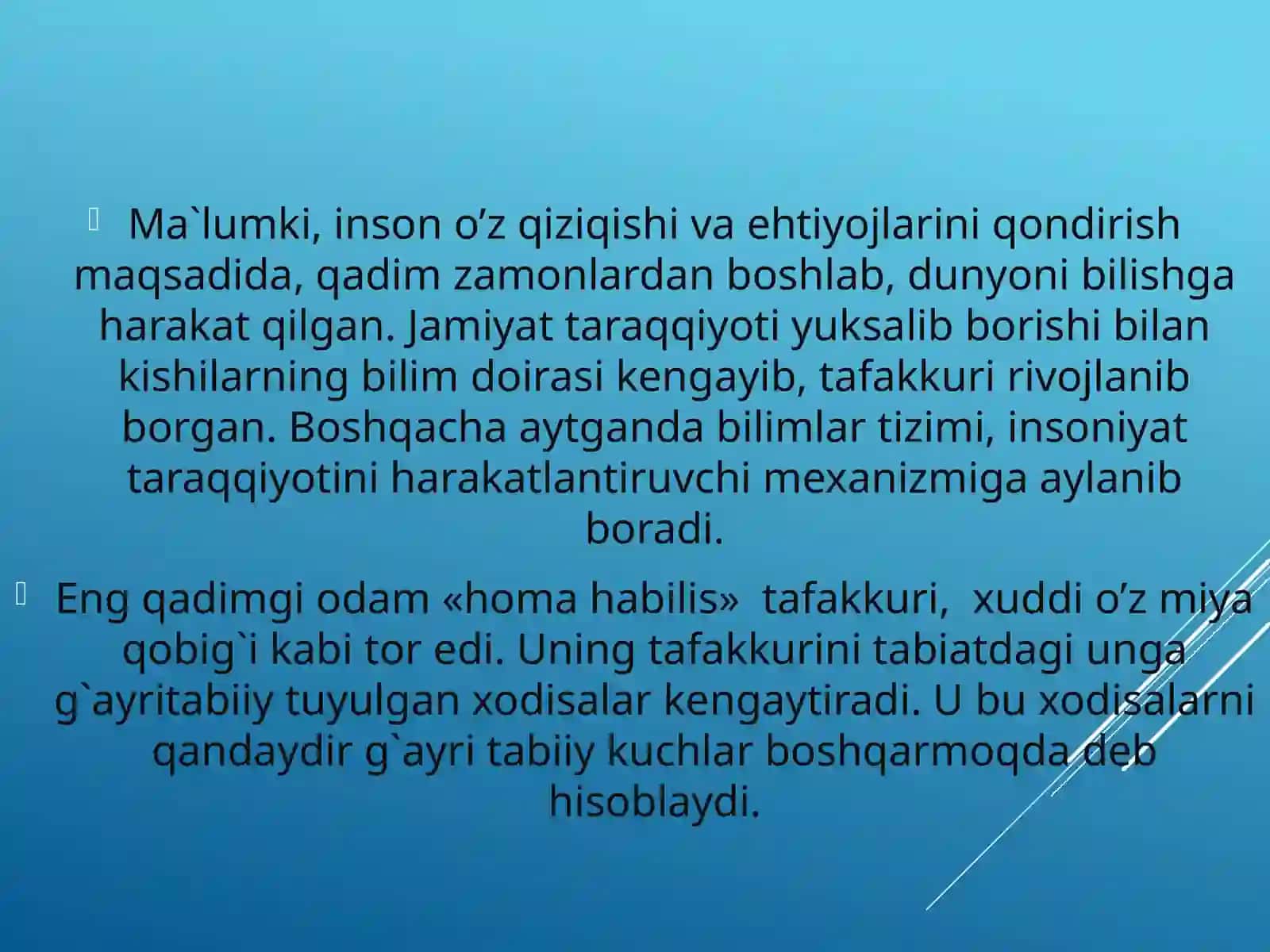 Antikdavrda ilmiy tafakkurning paydo bo’lishi 2
