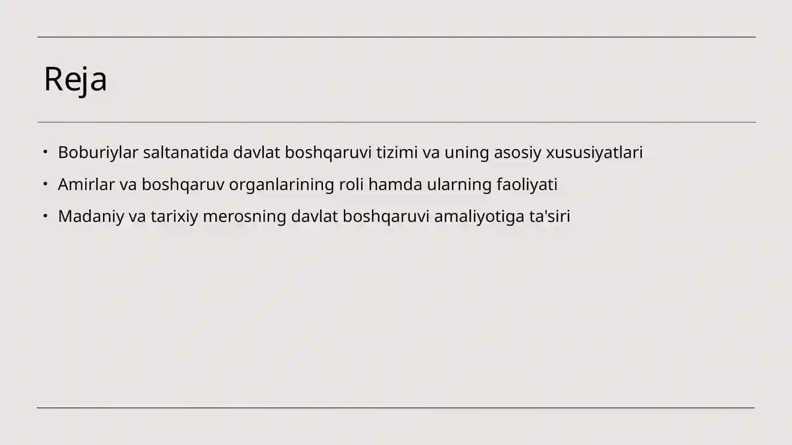 Boburiylar saltanatida davlat boshqaruvi 2
