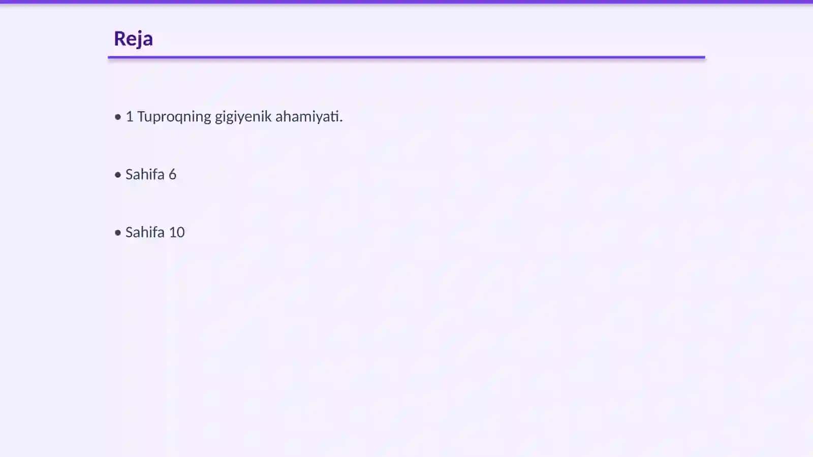 Tuproqning gigiyenik va epidemiologiyaliq ahamiyati 2