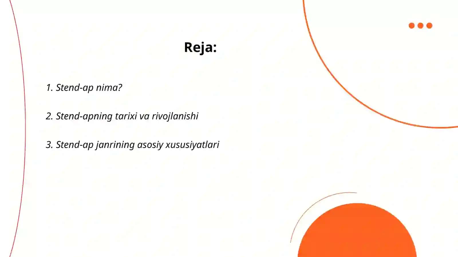 Stend-ap haqida tushuncha 2
