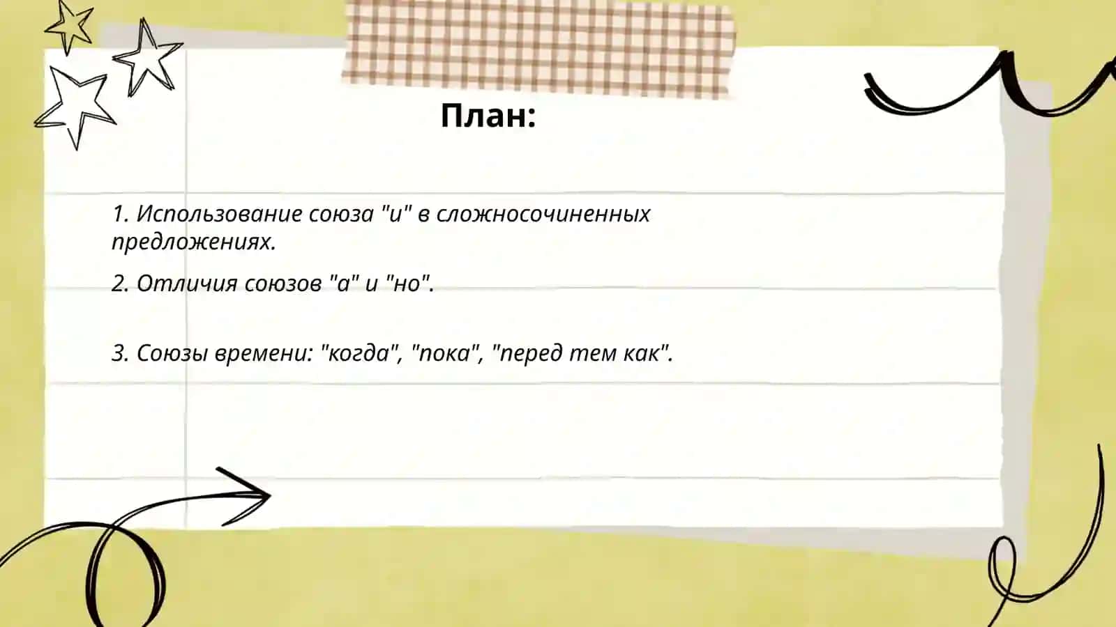 Особенности употребление союзов и частиц 2