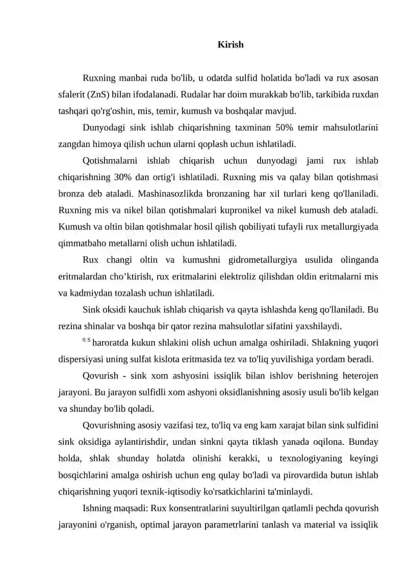 Rux ishlab chiqarish metodikasi 2