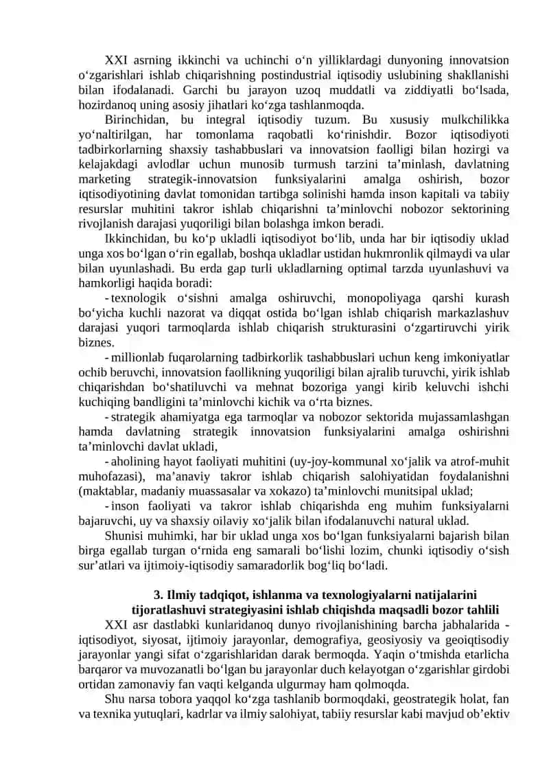 INNOVATSION IQTISODIYOTDA MENEJMENT STRATEGIYALARI 2