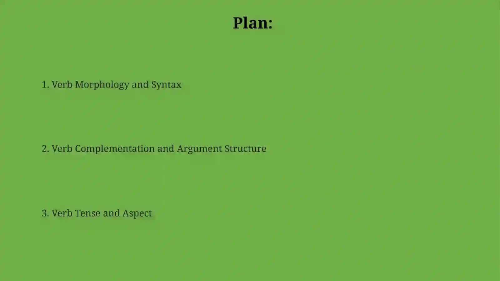Verb construction 2