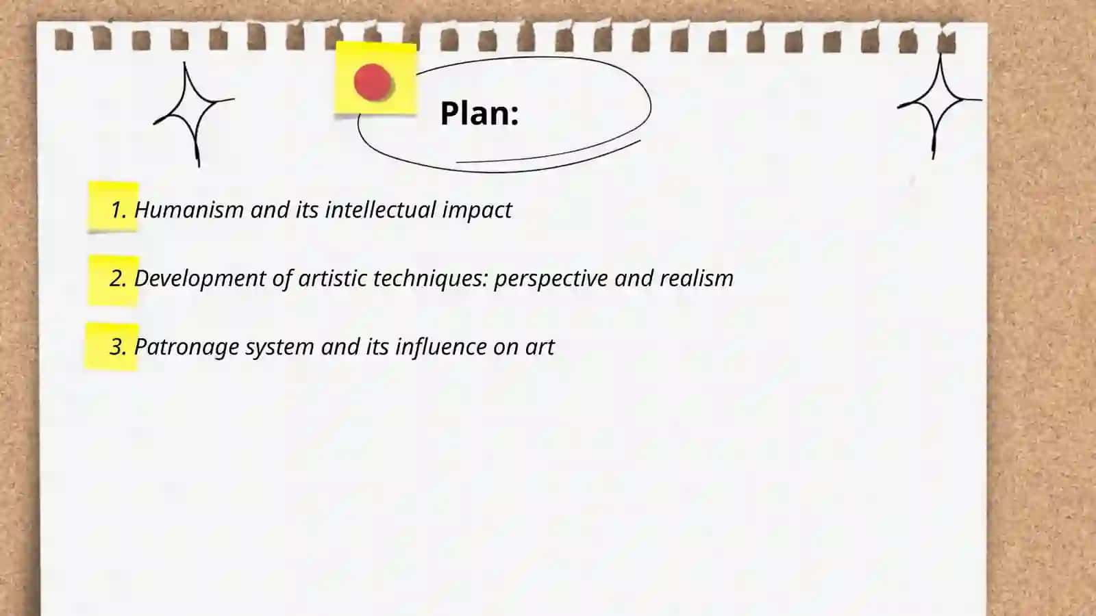 Renaissance and its results 2