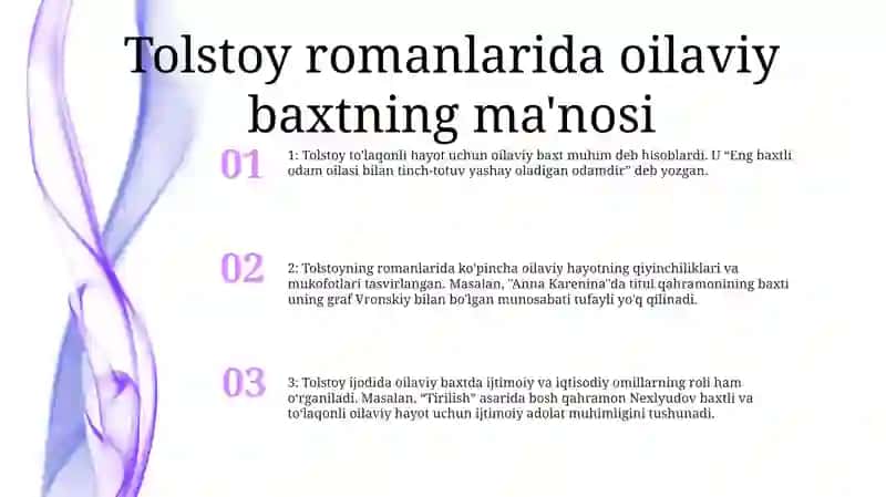 Oilaviy Baxt Tolstoy 2