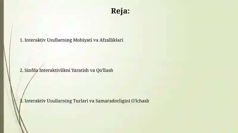 Tarbiya fanini oqitishda qollaniladigan interfaol metodlar 2