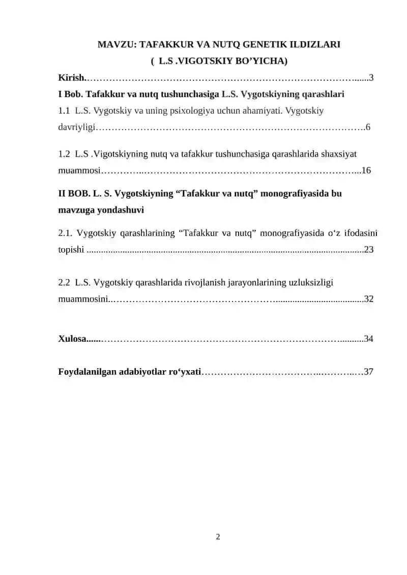 Tafakkur va Nutq Genetik Ildizlari 2