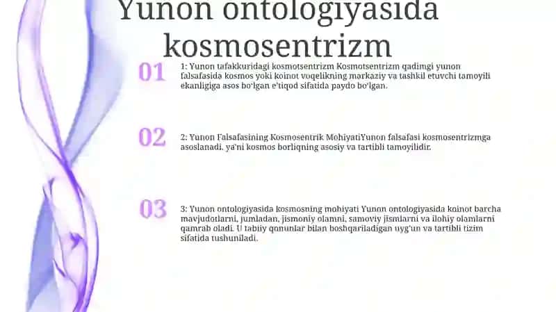 Yunon Falsafasining Kosmosentrik Mohiyati 2