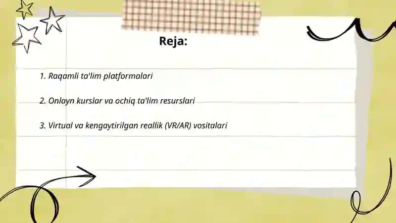 Elektron ta'lim rivojining yetakchi tendensiyalari 2