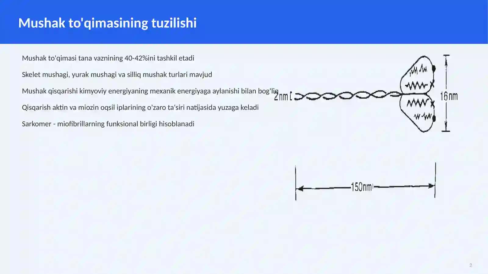 Yurak va Mushak Biokimyosi 2