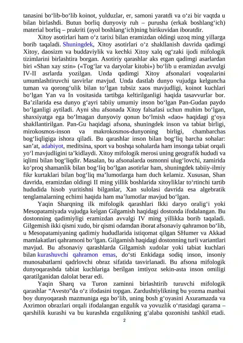 Falsafiy tafakkur taraqqiyoti bosqichlari 2