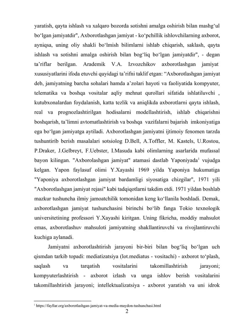 Xorijiy OAVning media makondagi o‘rni 2