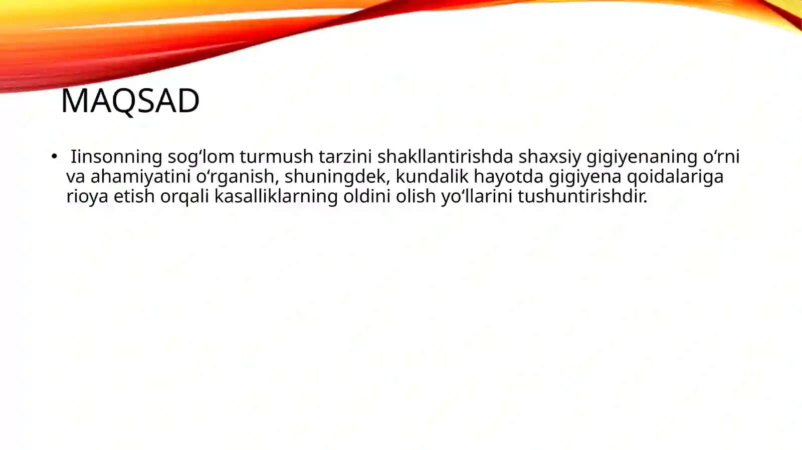 Shaxsiy gigiyena va uning turlari 2