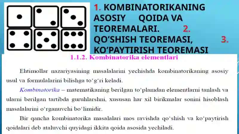 Kombinatorika elementlari 2