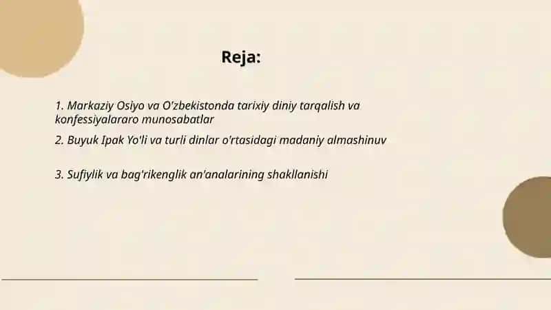 Konfessiyalararo diniy bag'rikenglikning tarixiy tajribasi 2