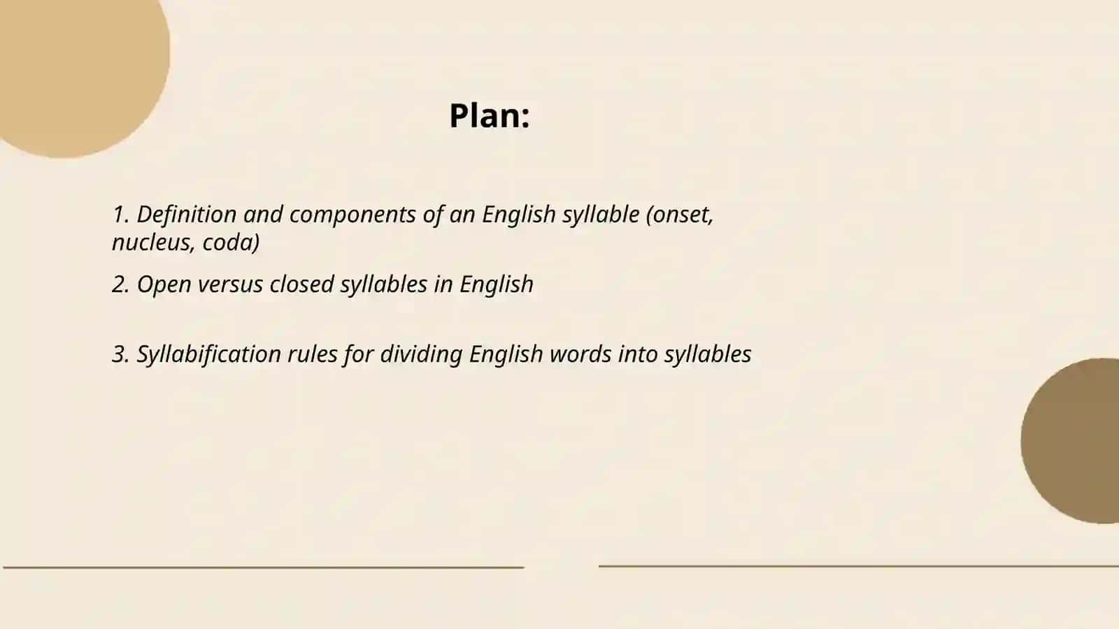 Syllables in English 2