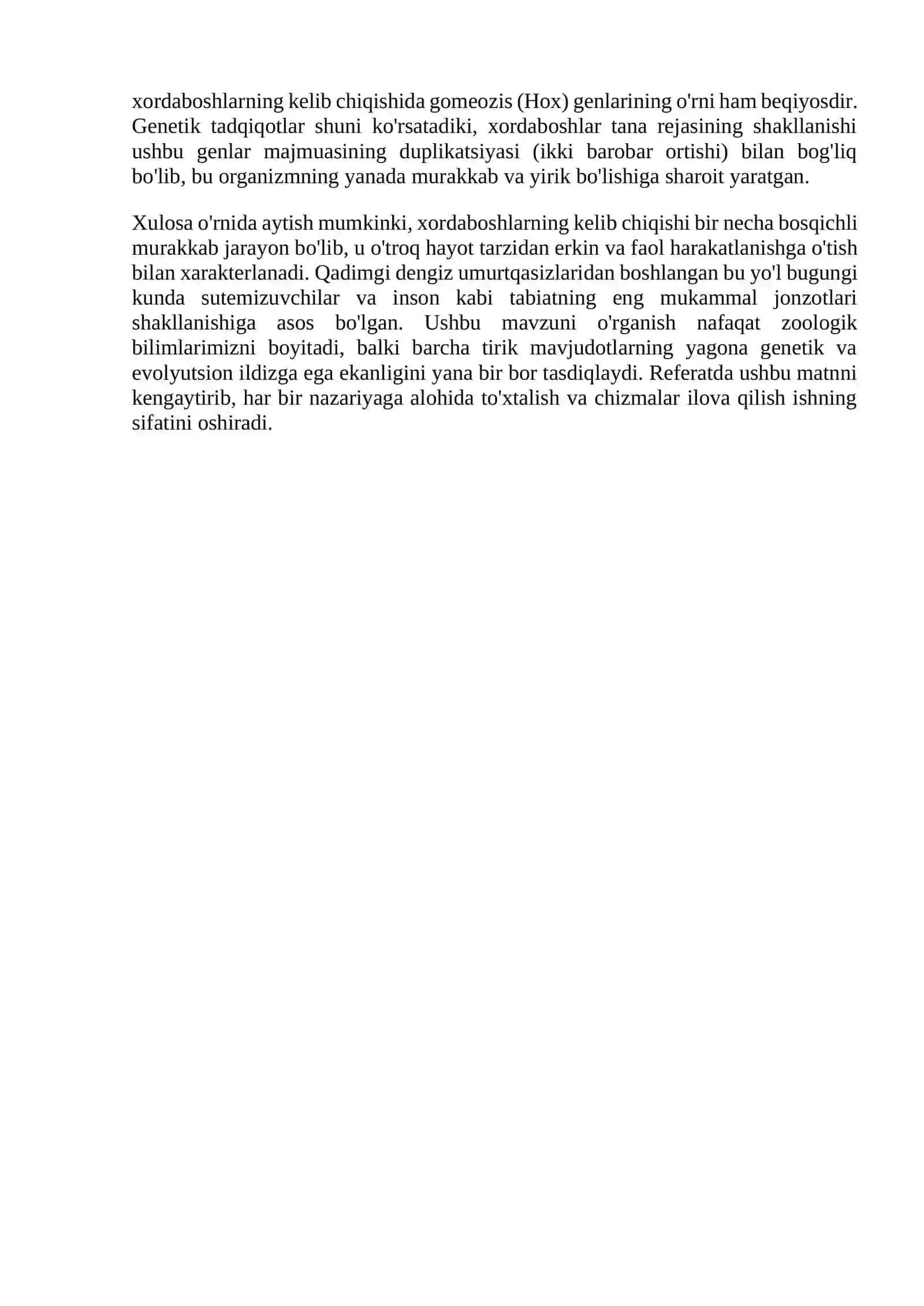 Xordaboshlarning kelib chiqishi 2