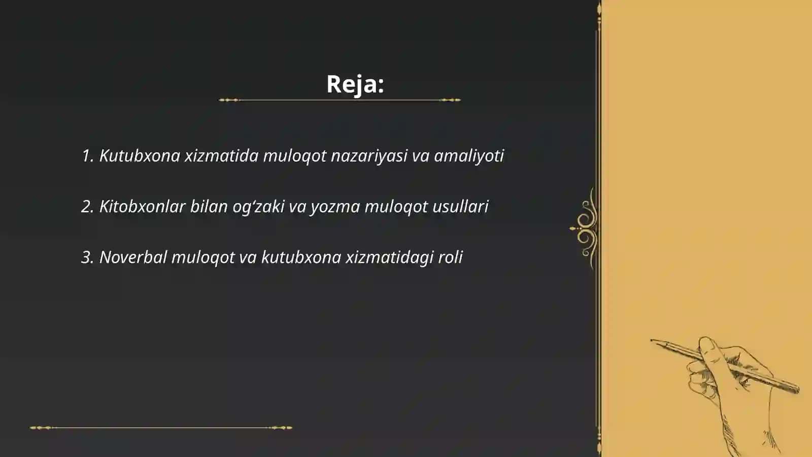Kutubxona axborat xizmati nazaryasi va amaliyoti 2