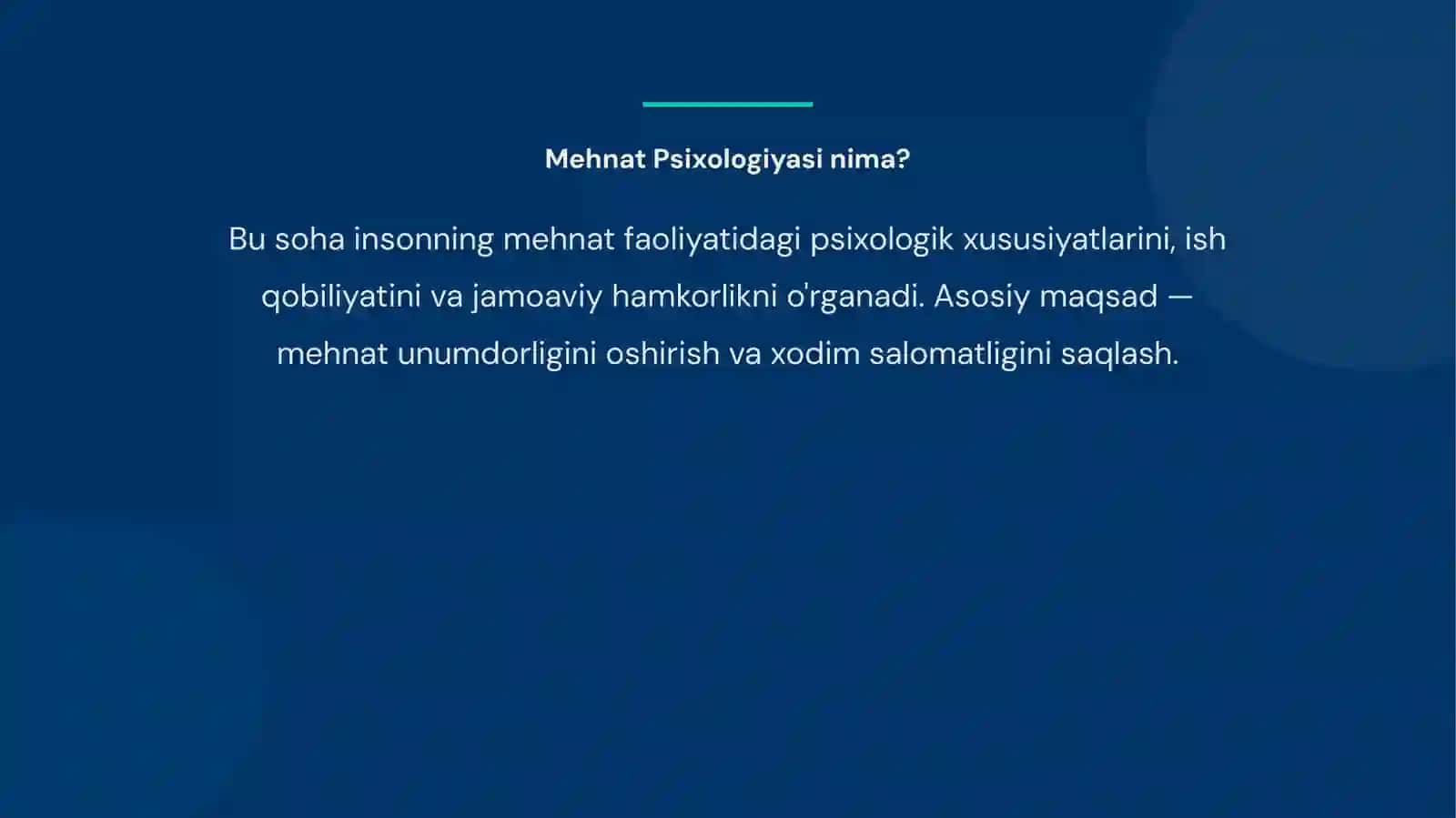 Mehnatni Tashkil Qilish Psixologiyasi 2