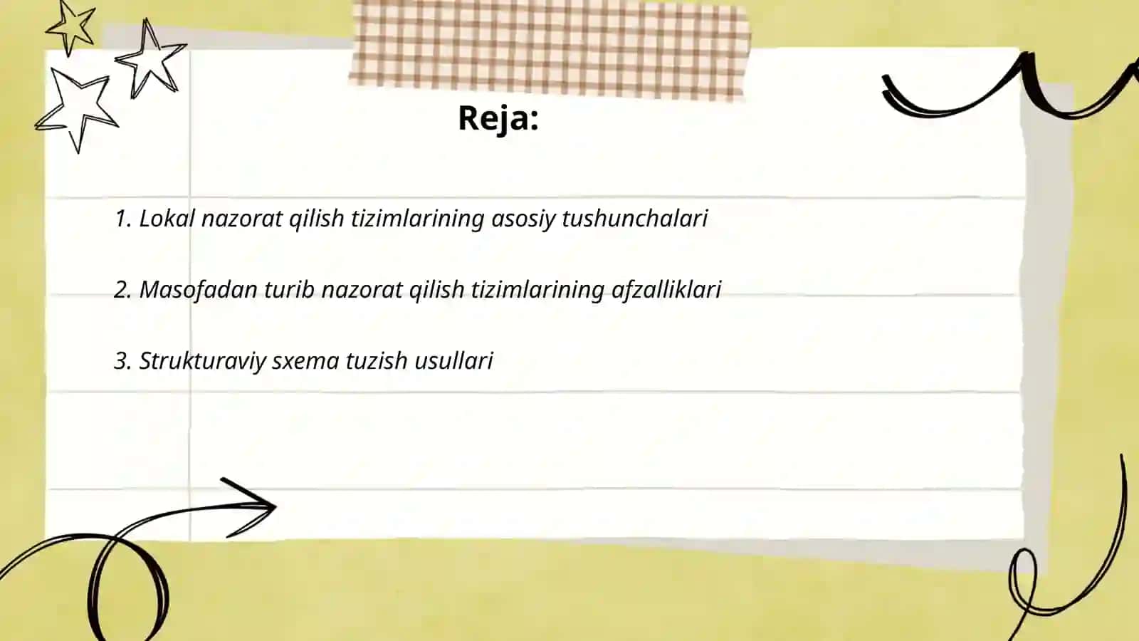 Lokal nazorat qilish va masofadan turib nazorat qilish tizimlarining strukturaviy sxemalarini tuzish, ularning xususiyatlarini o'rganish Sochiluvchan moddalar va donador buyumlarning miqdorini o'lchash 2