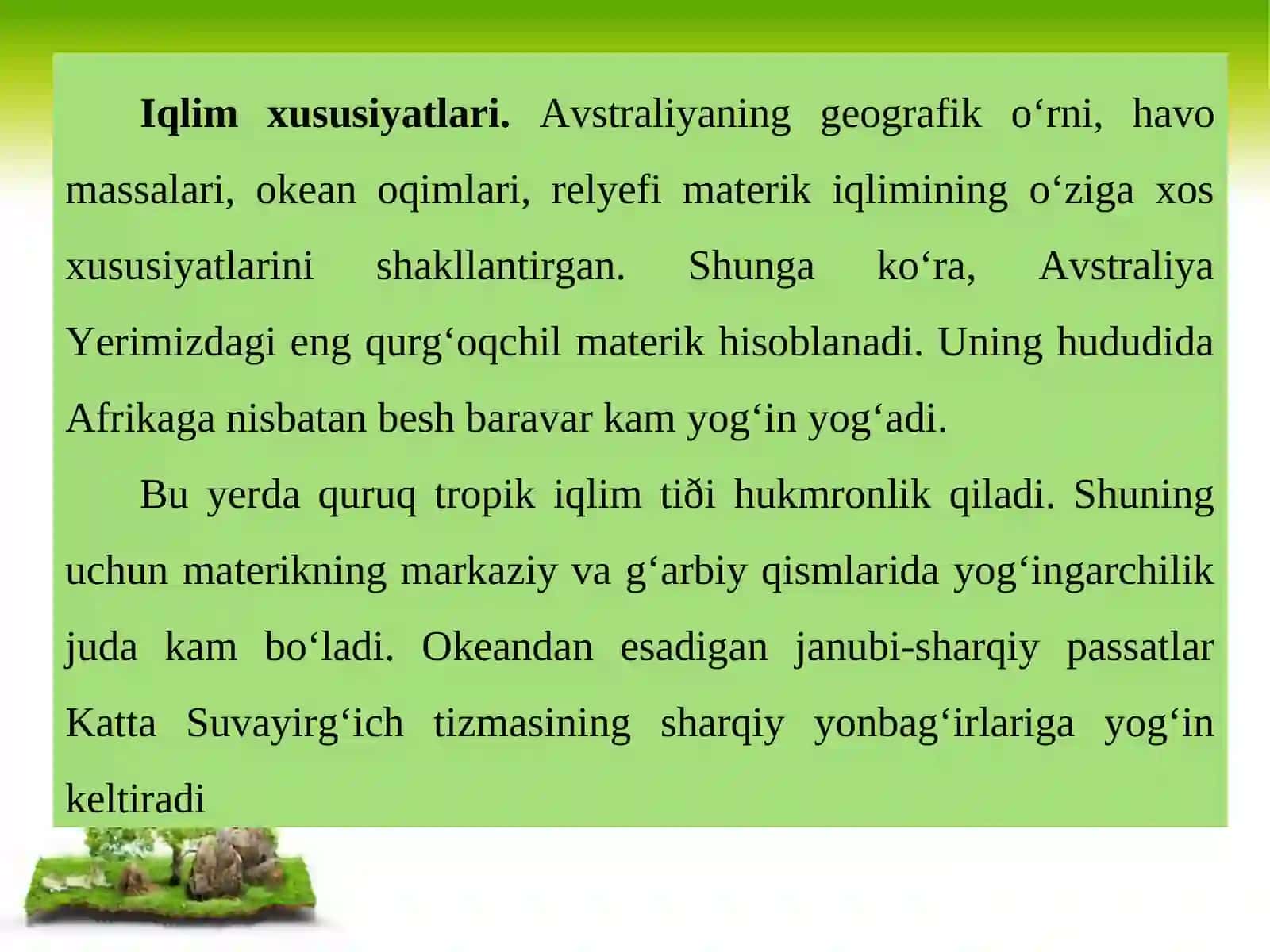 Avstraliya iqlimi 2