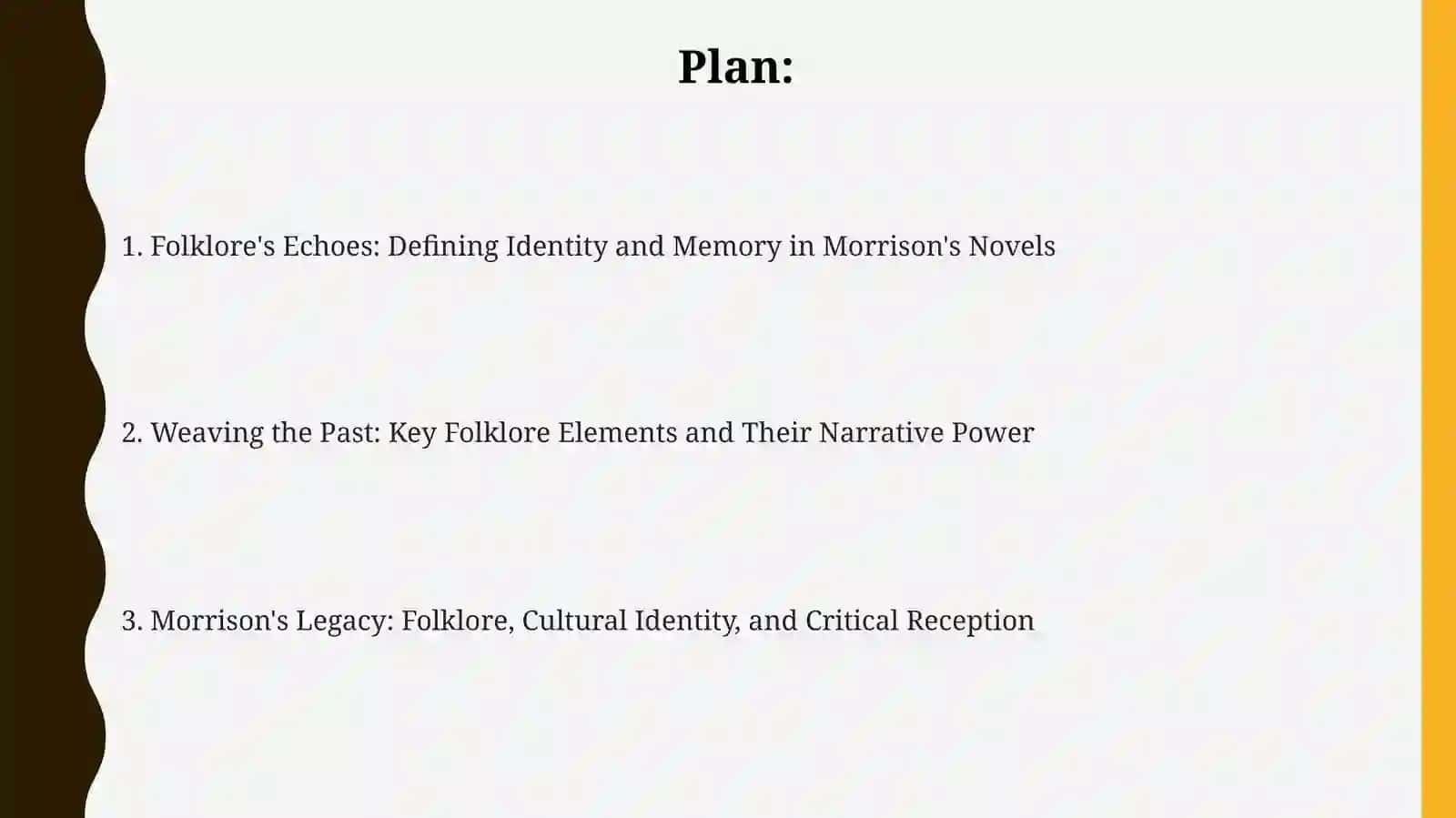 Folklore's Echoes: Defining Identity and Memory in Morrison's Novels 2