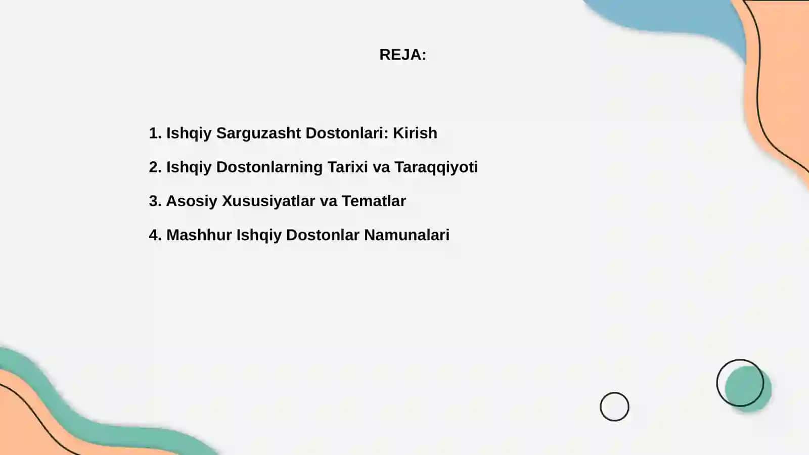 Ishqiy sarguzasht dostonlari va ularning tasnifi 2