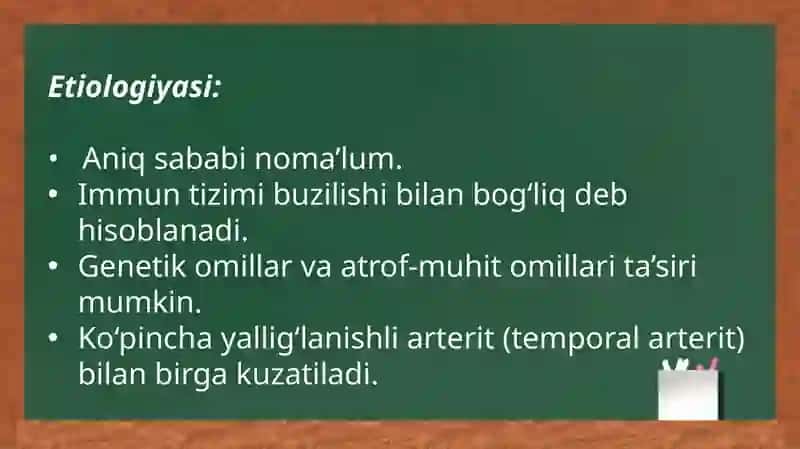 Revmatik polimialgiya. Polindrom revmatizm 2