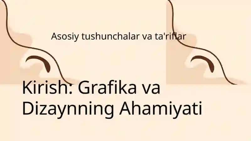 Grafika va dizayn printsiplari 2
