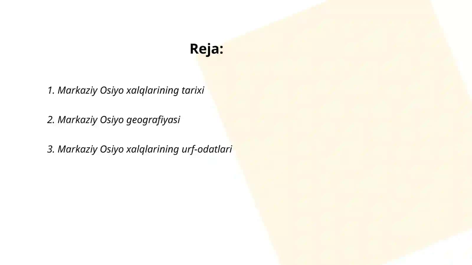 Markaziy Osiyo xalqlari 2