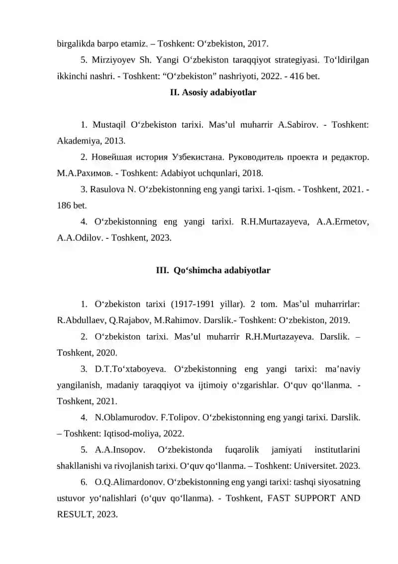 Mirziyoyev Sh. M. Buyuk kelajagimizni mard va oliyjanob xalqimiz bilan birga quramiz. 2