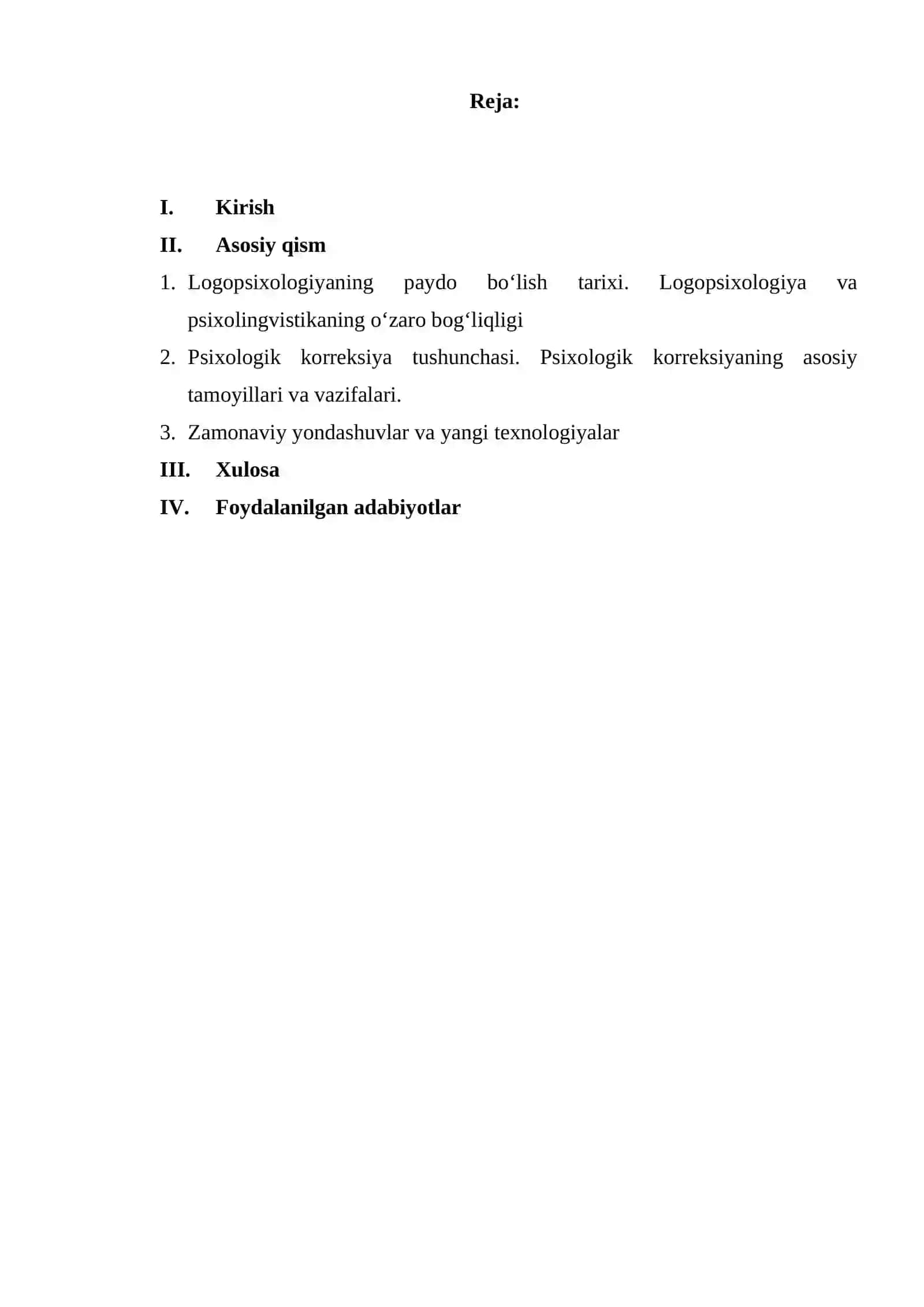 Logopsixologiya va psixologik korreksiya metodlari fanining ilmiy-nazariy asoslari 2