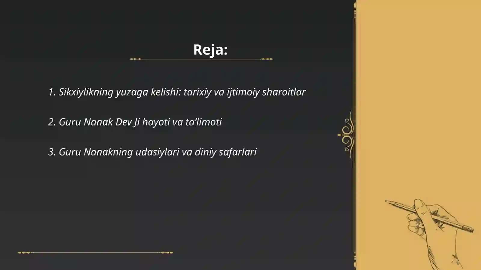 Sikxiylikninv yuzaga kelishi uning asoschisi va ibodat marosimlar 2