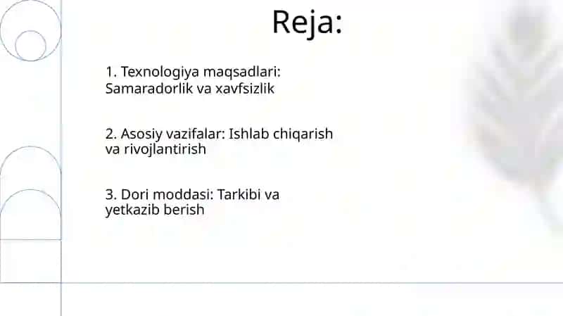 Farmasevtika Tekhnologiyasi Mohiyati Maqsadi va Vazifalari 2