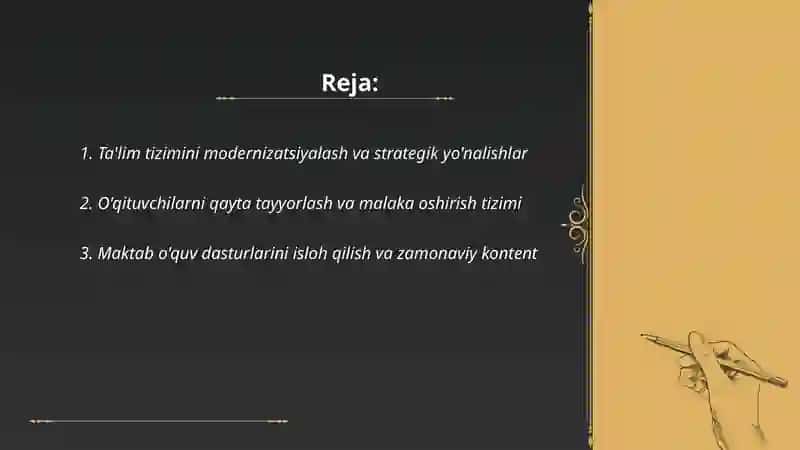 O'zbekistondagi ta'lim islohotlari 2