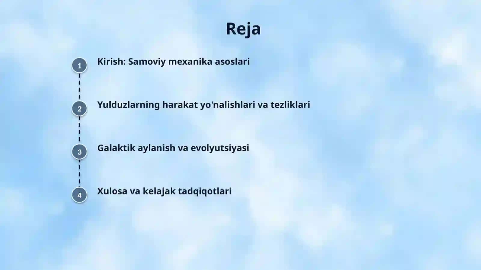 Yulduzlar osmoni va uning aylanishi 2