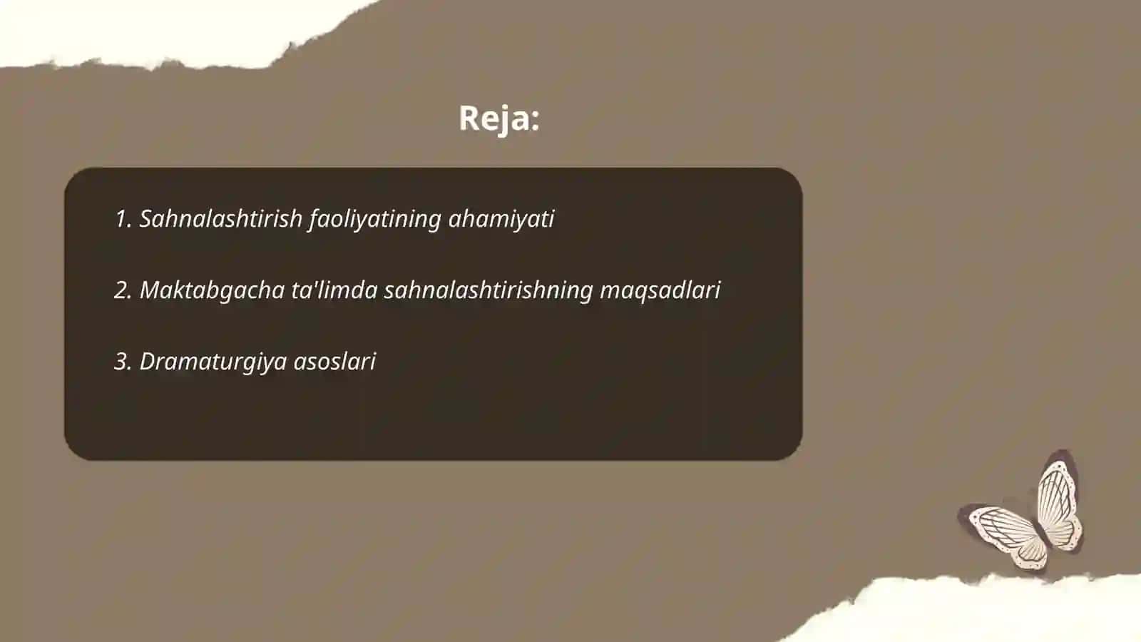 Maktabgacha ta'lim tashkilotida sahnalashtirish faoliyatini tashkil qilish shakllari 2