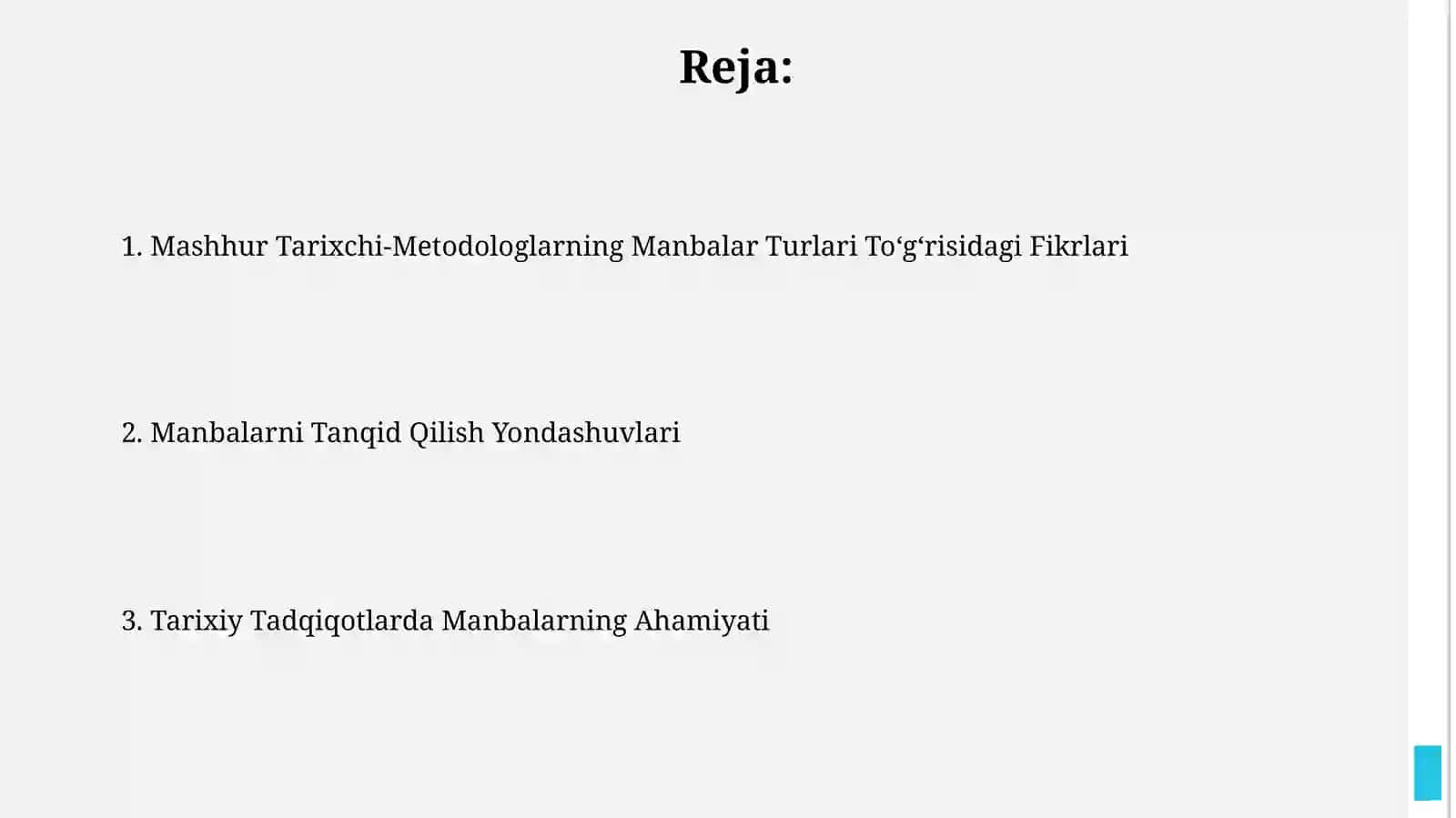 Mashhur Tarixchi-Metodologlarning Manbalar Turlari Toʻgʻrisidagi Fikrlari 2