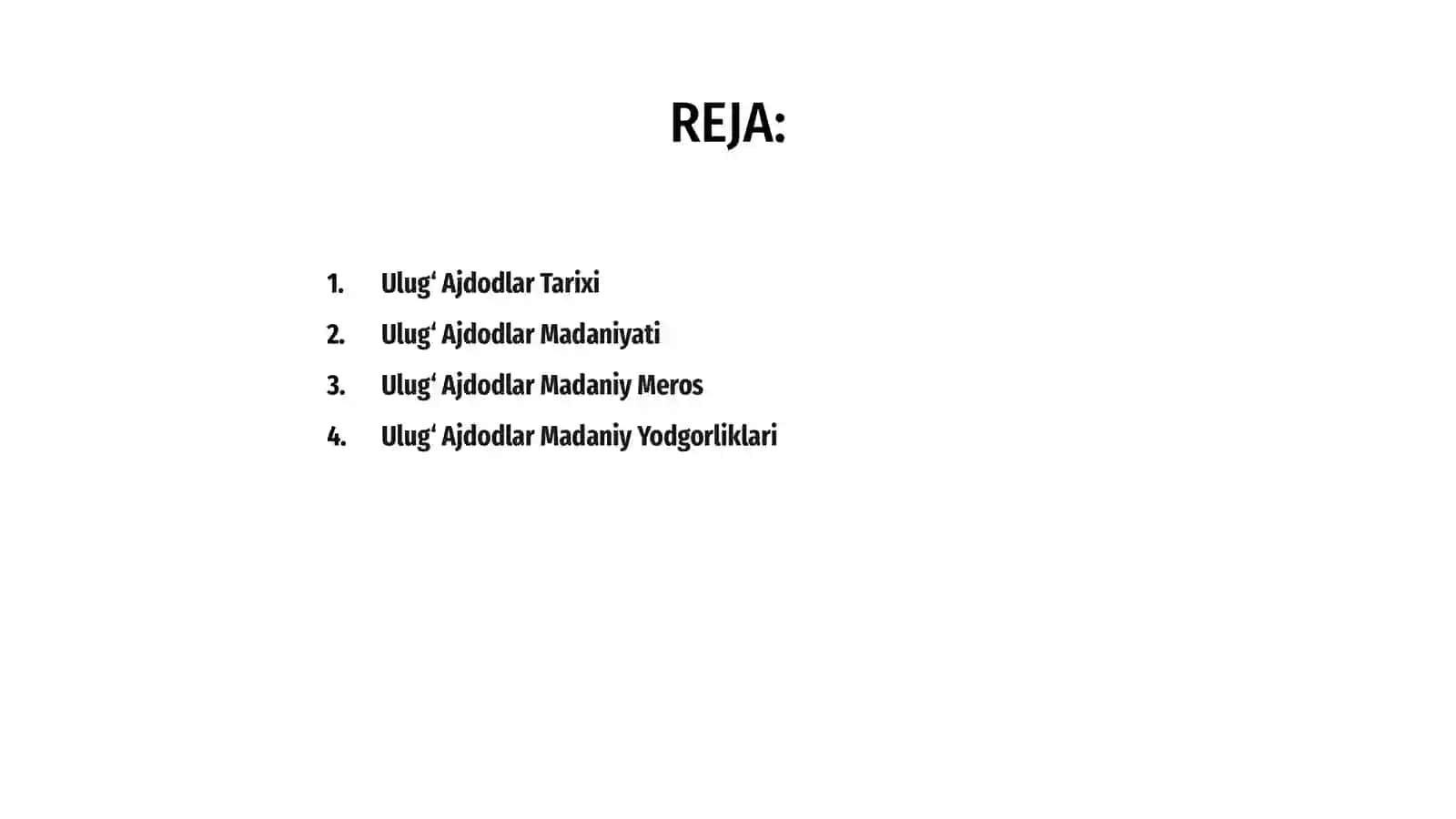 Ulug AJDODLAR IZIDAN 2