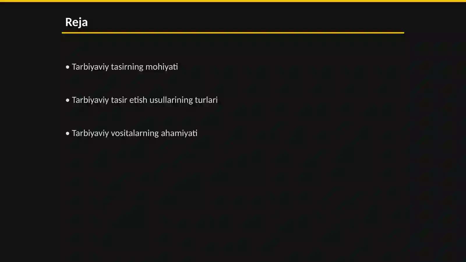 Tarbiyaviy tasir etish usullari va vositalari 2