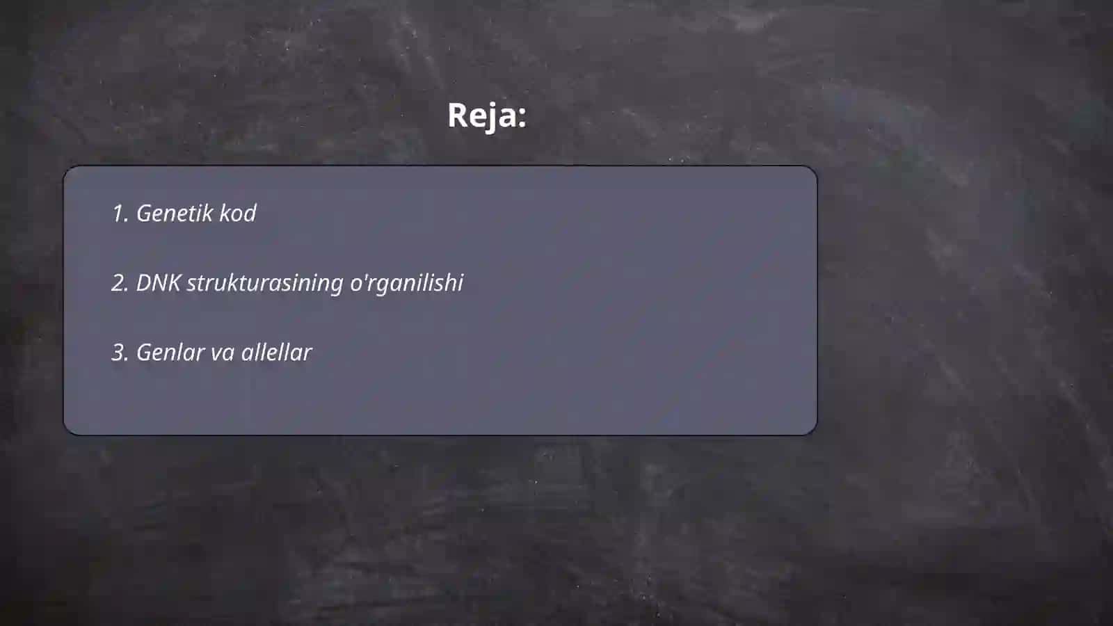 Genetik kod 2