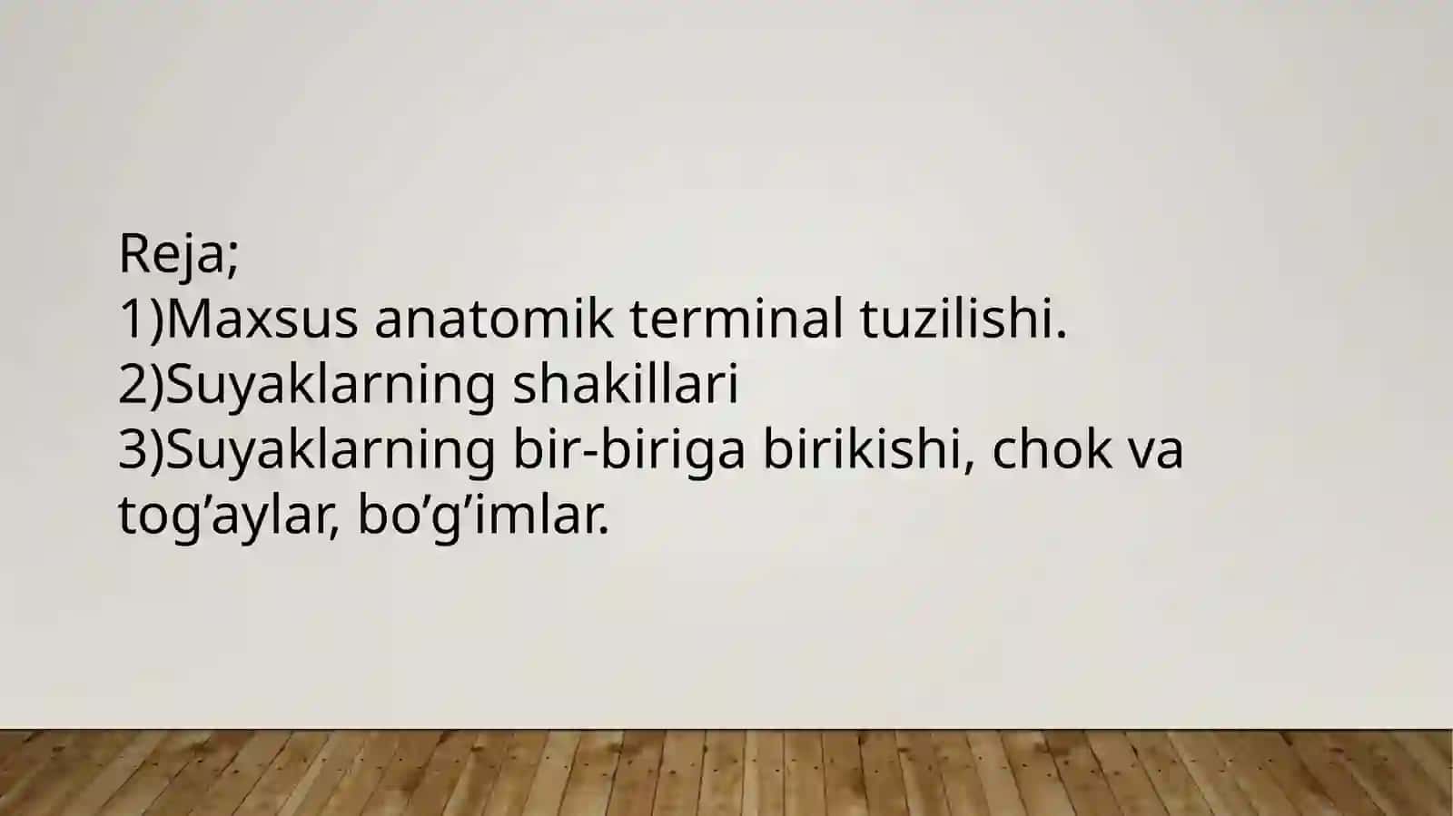 Maxsus anatomik terminlar 2