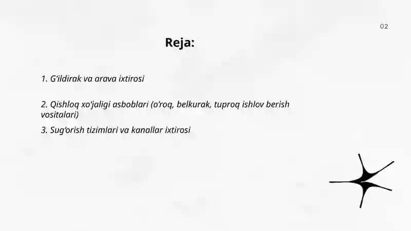 G‘ildirak va arava ixtirosi 2