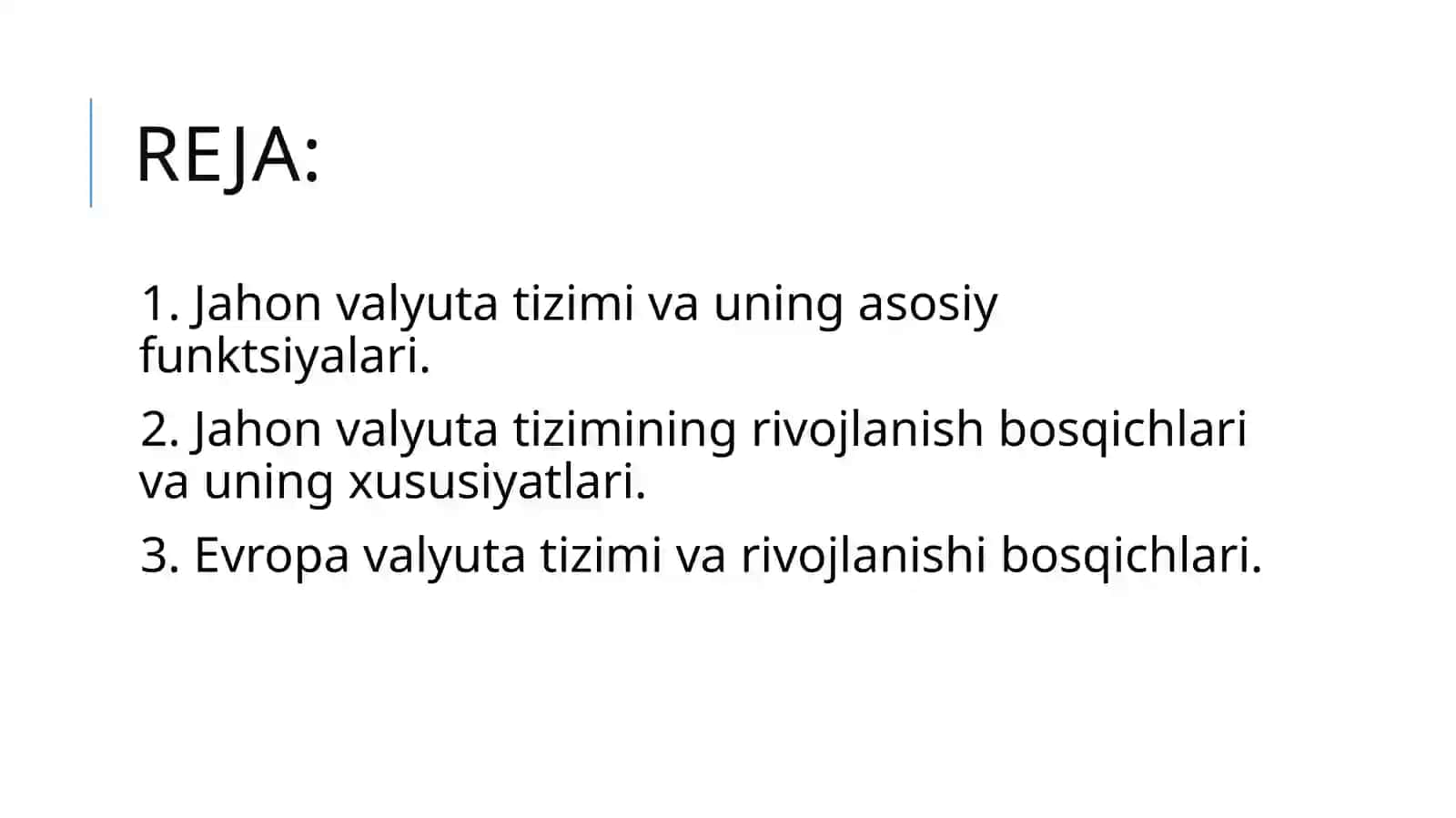 Jahon valyuta tizimi evolyutsiyasi 2