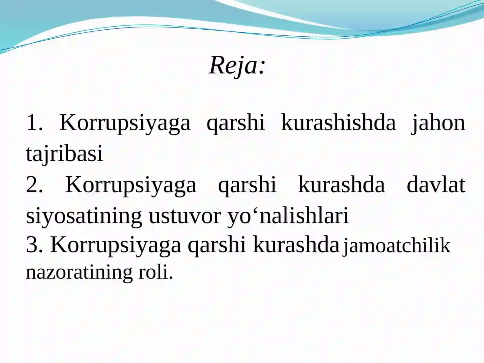 Korrupsiyaga qarshi kurash mekanizmlari 2