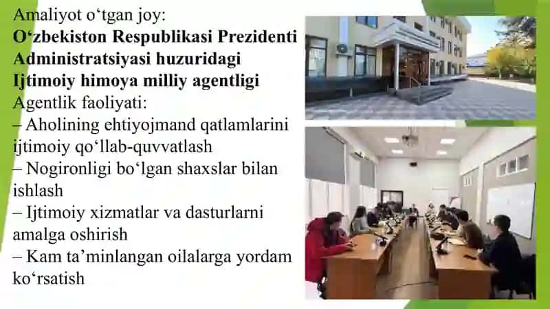 O’zbekiston Respublikasi Pirzdent admistiratsiyasi xuzuridagi Ijtimoyi ximoya milli agentligi 2