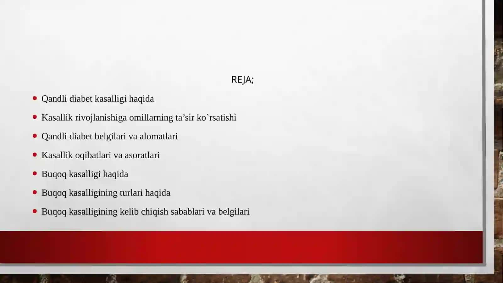Qandli diabet va buqoq kasalliklari 2