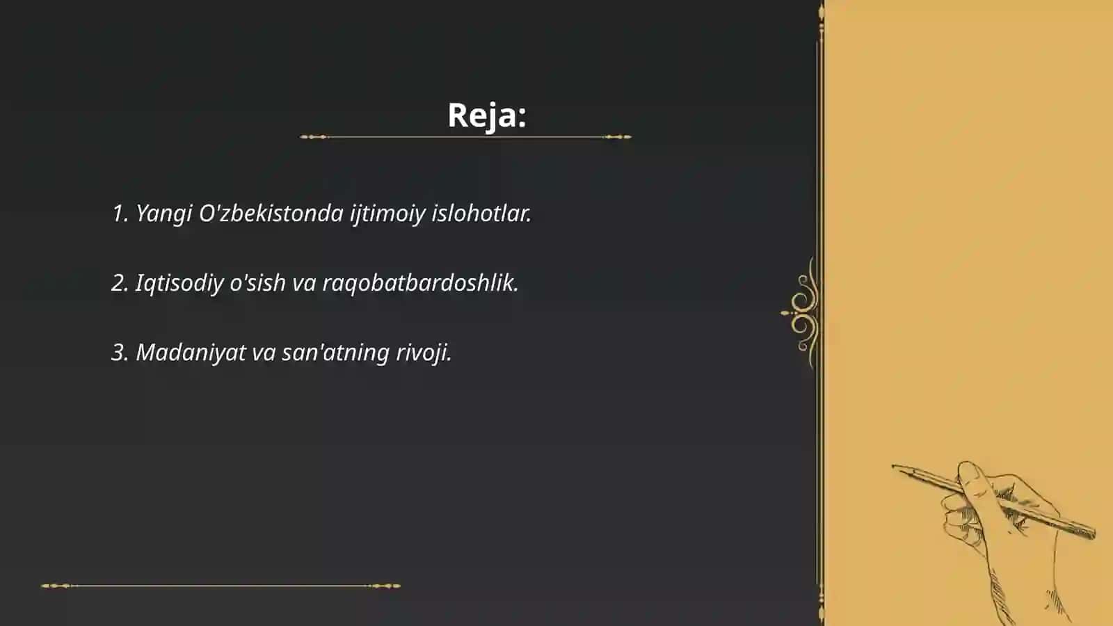 Yangi O'zbekiston ijtimoiy siyoaiy, iqtisodiy madaniy hayotda ro'y berayotgan ozgarishlarning xalqaro reytingi 2